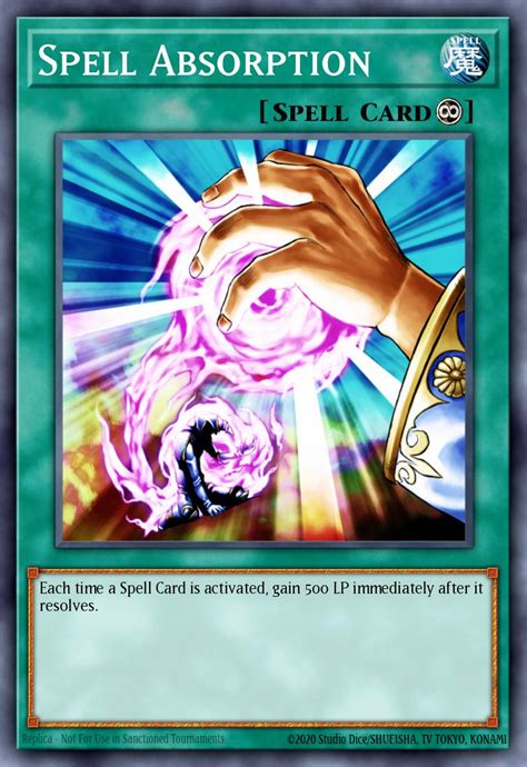 Exploring the potential of Spell Absorption in burn/stall decks in Yugioh